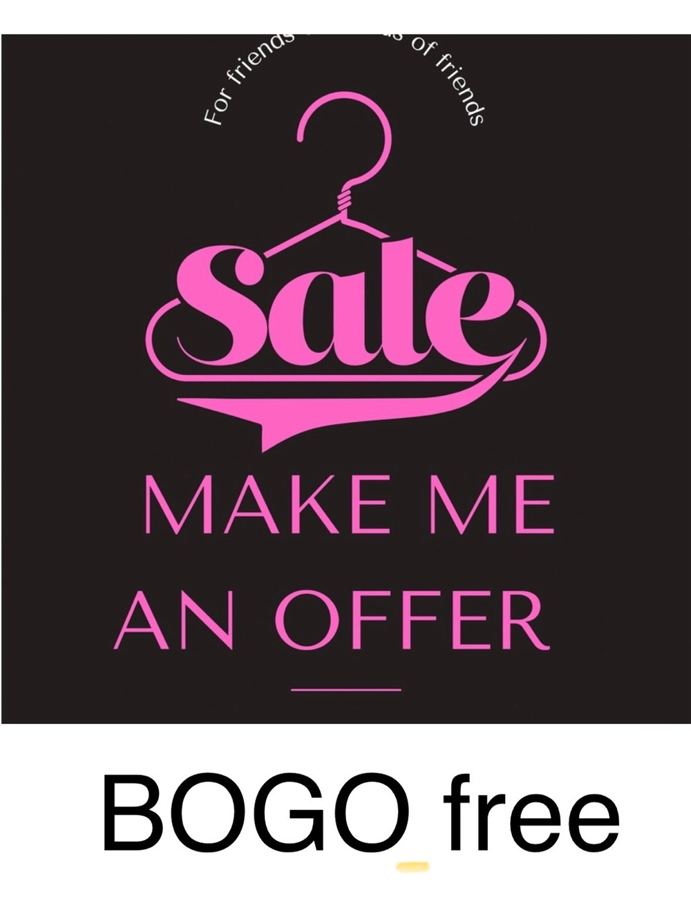 Pink Graphic Sale Tote Bag - Unbranded